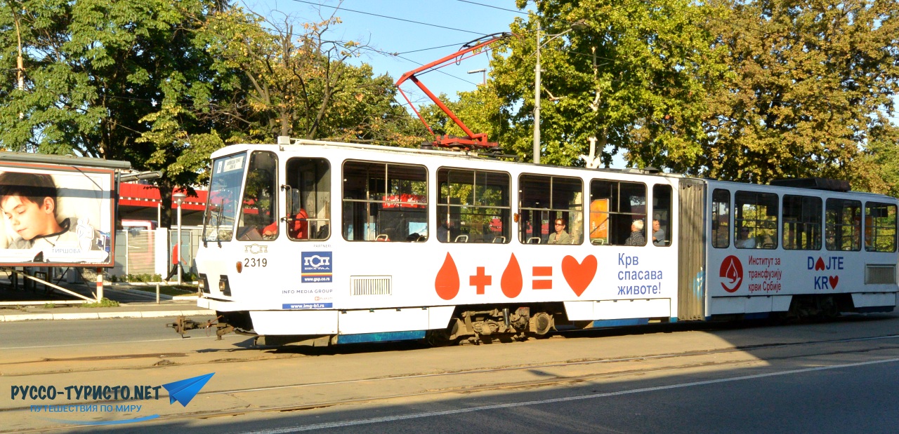 Общественный транспорт - трамвай в Белграде