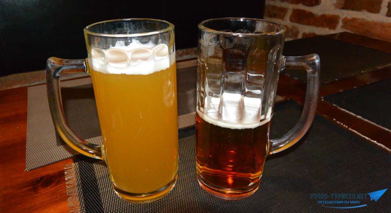2 сорта - нефильтрованное и пшеничное пиво в Калининграде