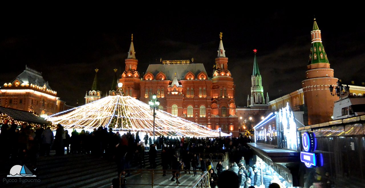Поездка на новогодние праздники в Москву