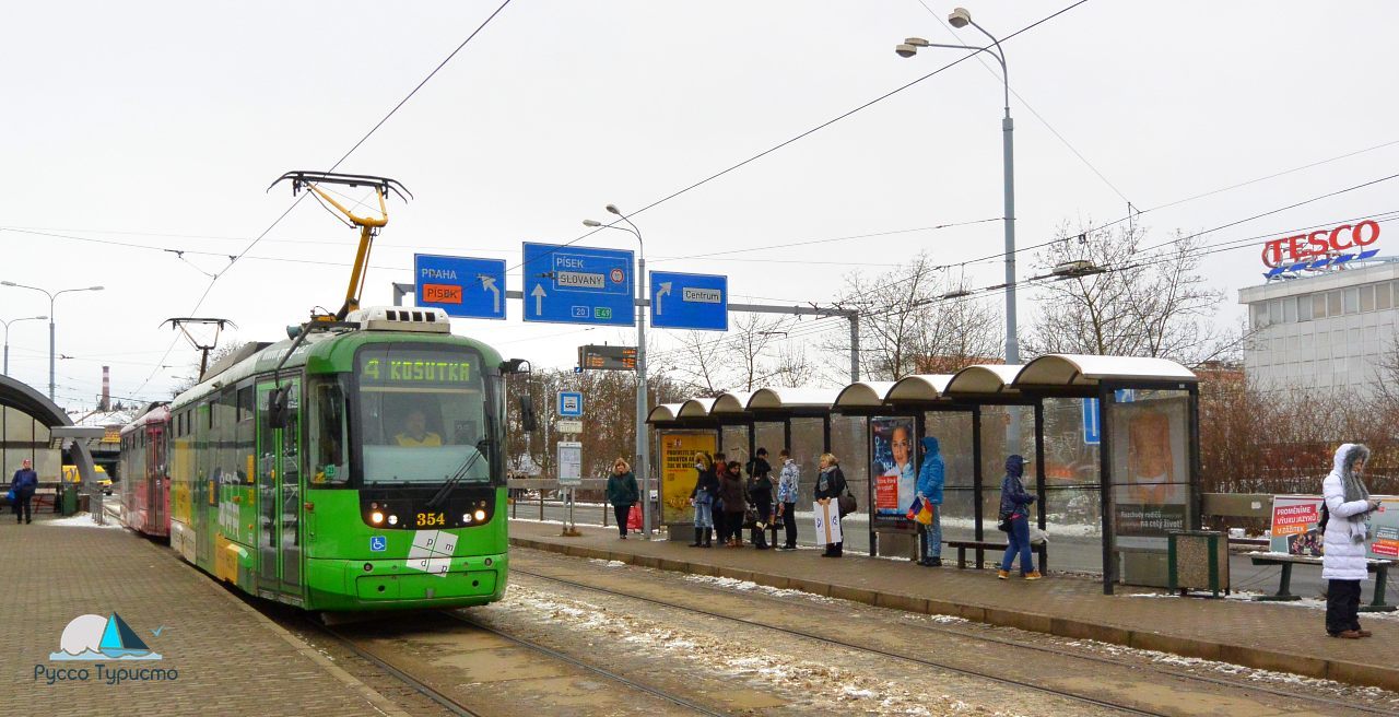 Городской транспорт - трамвай в Пльзене