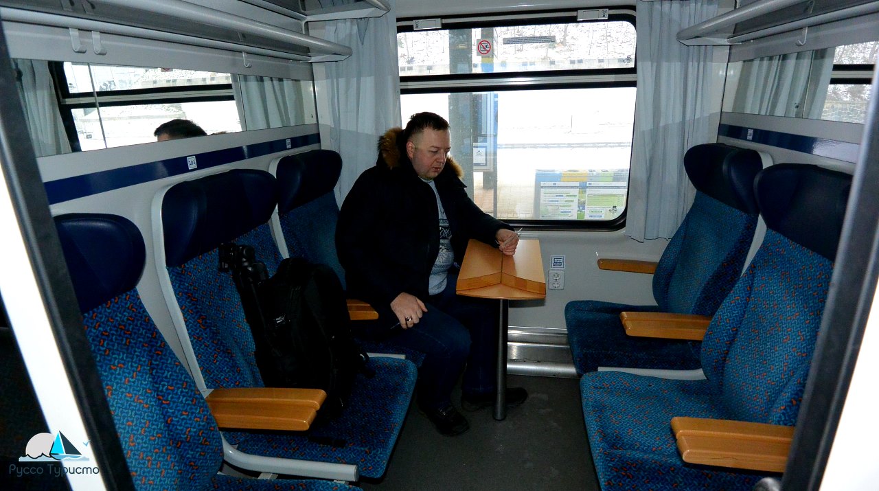 Комфорт и чистота внутри Чешских поездов