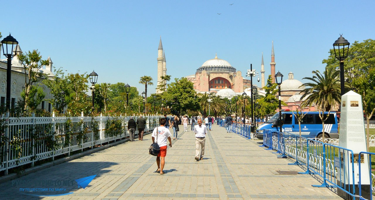 Дорога к собору Айя София - Стамбул