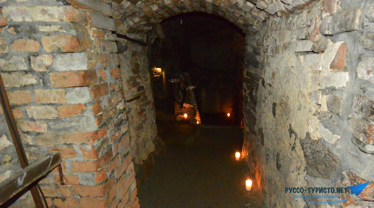 Strasidelne podzemi (Страшное подземелье) в Таборе, Чехия