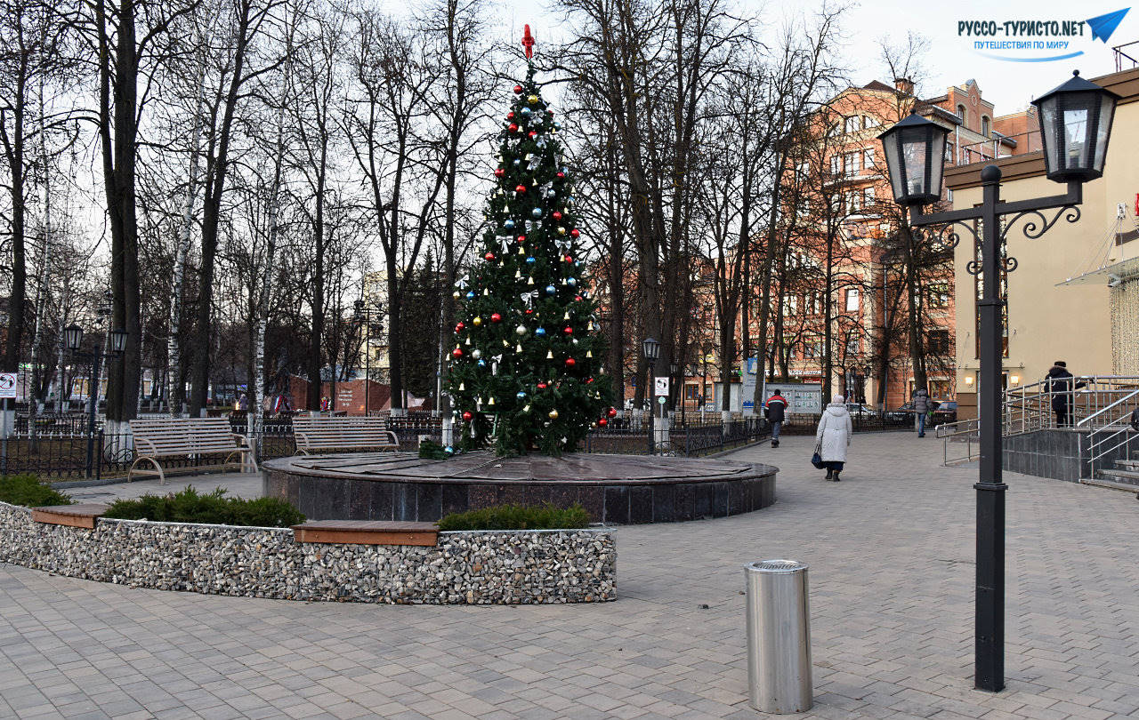 Прогулка по Звенигороду зимой - центр города
