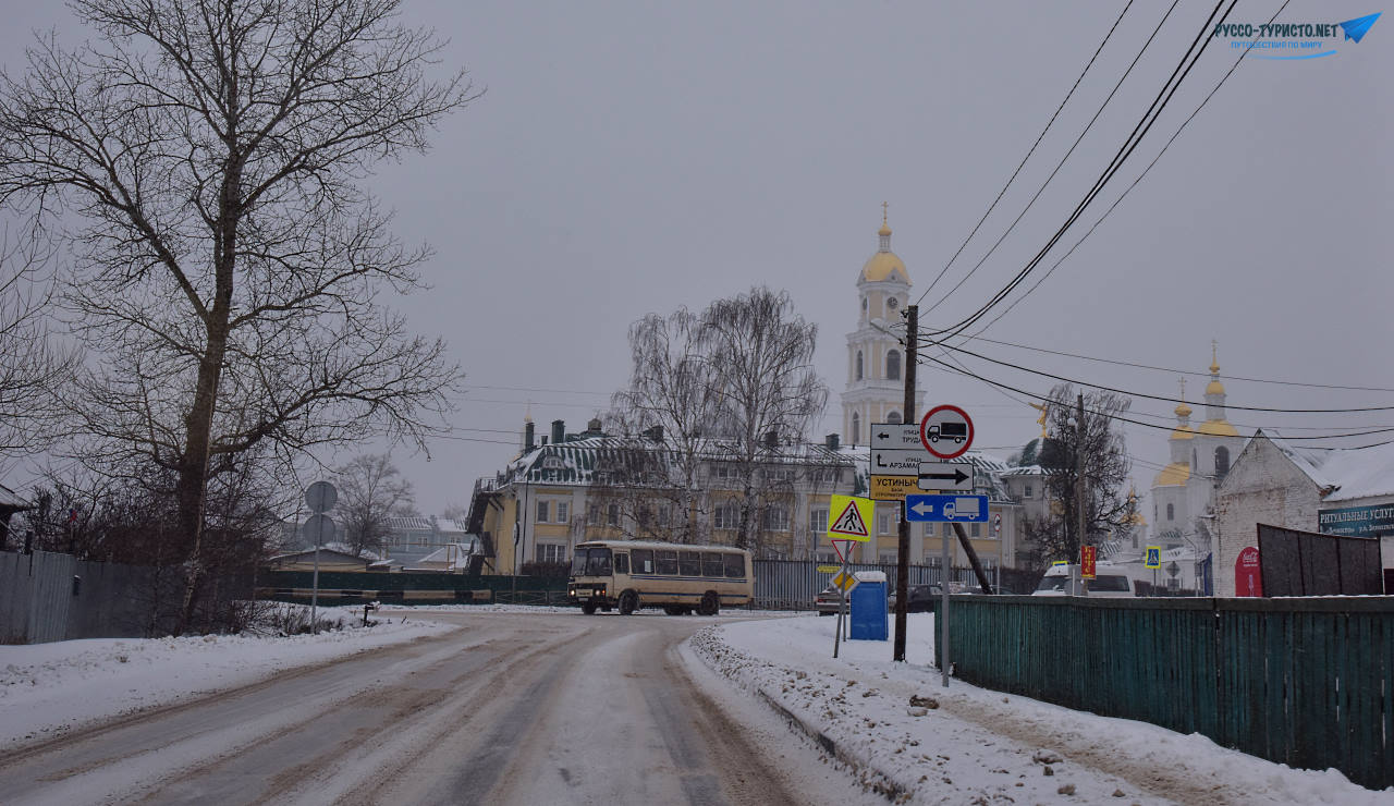 Путешествие в Дивеево, красивые фото Дивеево зимой, зимний Серафимо-Дивеевский монастырь