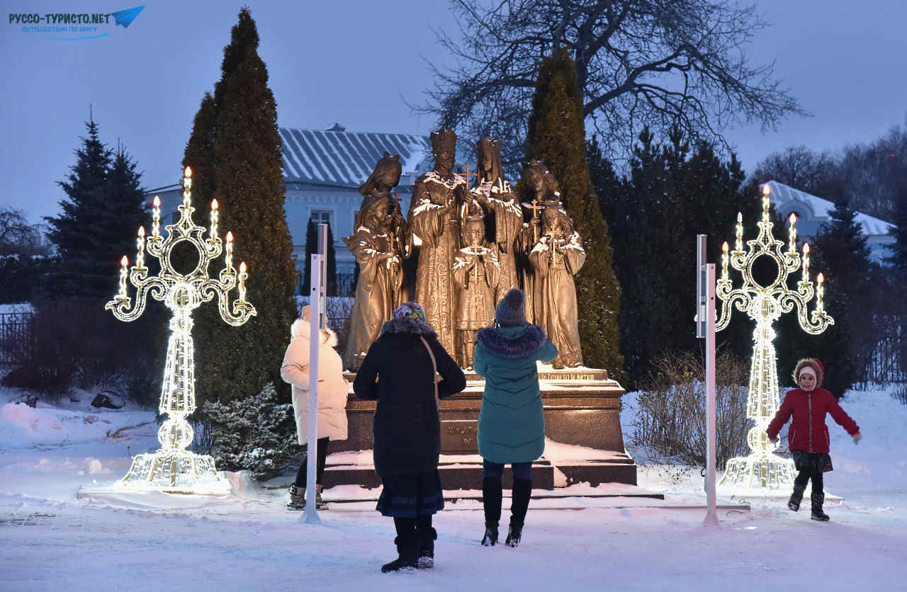 Рождество в Дивеево, зима в Дивеево, Серафимо-Дивеевский монастырь зимой