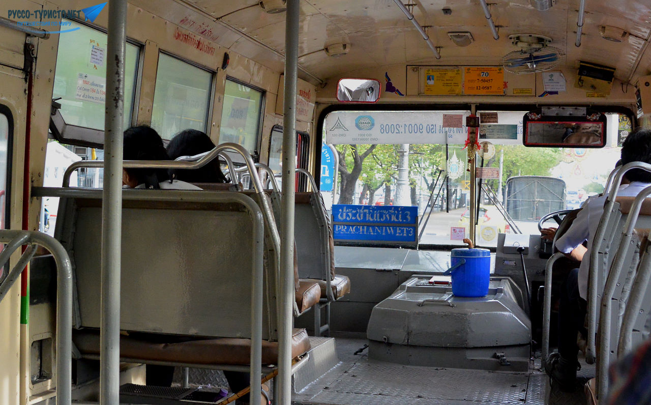 Транспорт в Бангкоке - автобус и маршрутка